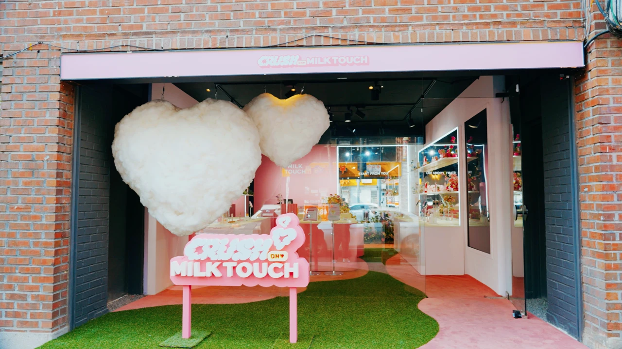 [행사스케치] 밀크터치 팝업행사 공간 스케치