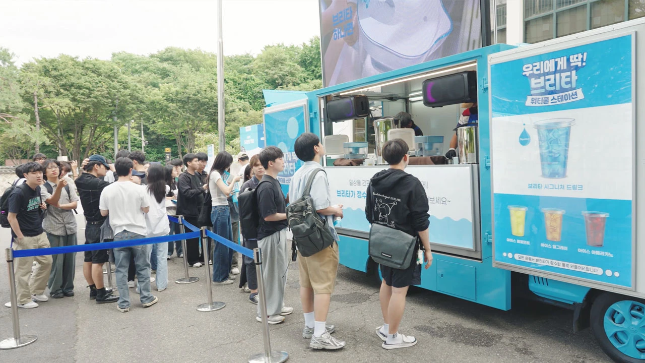 [행사스케치] 세종대학교_브리타 팝업 스케치