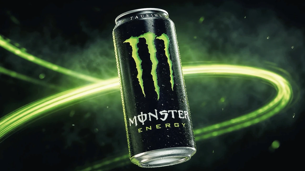 Monster energy drink AI concept film