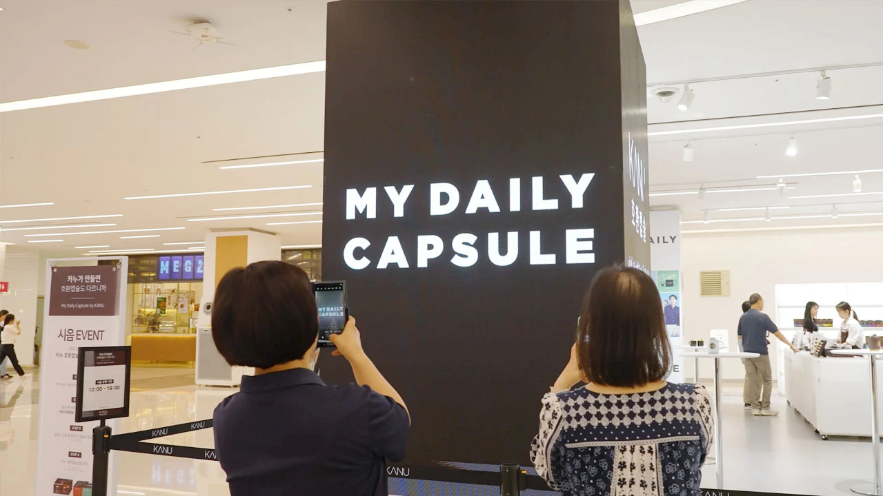 [행사스케치] 코엑스_카누 호환캡슐 팝업부스 스케치영상